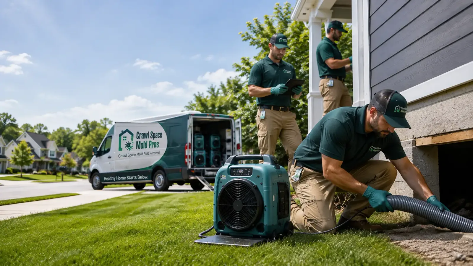 Crawl Space Mold Removal in North Springfield, PA